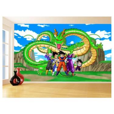 Imagem de Papel De Parede Dragon Ball Goku Vegeta Anime 3,5M Dbz490 - Você Decor