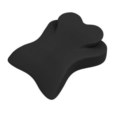 Imagem de WeiLaiKeQi Travesseiro grande com apoio para as costas e capa removível e lavável, almofada de cunha para cama, travesseiro para decúbito ventral, Cinza Escuro