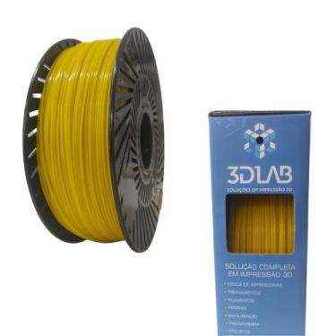 Imagem de Filamento Abs Premium Amarelo 1kg 1.75mm - 3dlab - 3D LAB
