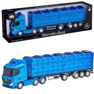 Imagem de Caminhão de Brinquedo Articulado Graneleiro Infantil Rodas Educativo P