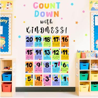 Imagem de Adesivos de parede infantis para sala de aula, adesivos de parede inspiradores para berçário, adesivo de parede colorido de aprendizagem motivacional, adesivo de afirmação positiva para sala de jogos