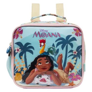 Imagem de Lancheira Escolar Térmica Moana Disney Infantil Meninas - Xeryus, Azul