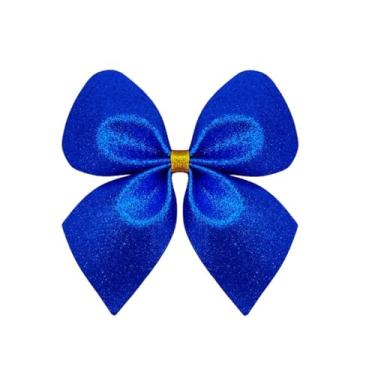 Imagem de Kit 03 Laço Lacinho G de Natal Enfeite Natalino Arvore Luxo (Azul Bic)