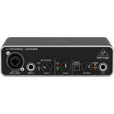Imagem de Interface De Áudio Usb 2 Canais Behringer Umc22
