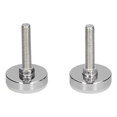 Imagem de Hyuduo Nivelador de Pernas para Móveis Pés Niveladores Ajustáveis ​​de Aço Inoxidável M8 para Mesa, Cadeira, Sofá-cama, Serviço Pesado Com Base Espessada, Estável Em Pisos Irregulares