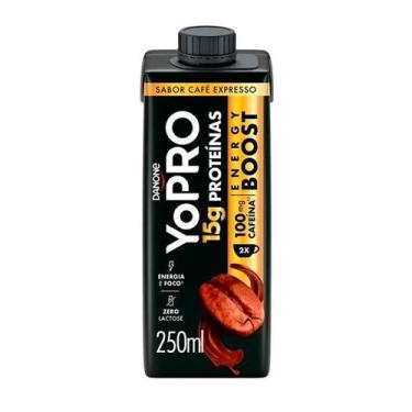 Imagem de Bebida Láctea YoPRO Danone Energy Boost Sabor Café Expresso 250ml