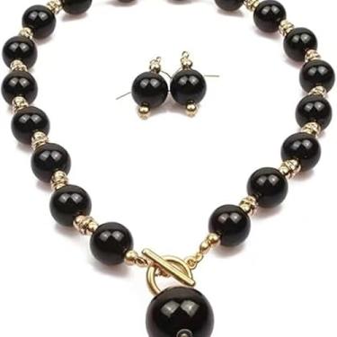 Imagem de Conjunto de colar de pérolas simuladas multicoloridas para mulheres, noivas, brincos largos, grossos, grandes, com contas, gargantilha, noiva, dama de honra, fantasia, festa, baile, casamento, joias