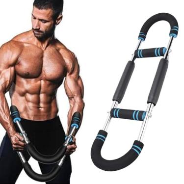 Imagem de Tnfeeon Equipamento de Treino de Peito, Treinador para Homens, Treinamento Muscular de Ombro, Portátil, Resistência de Mola, Equipamento de Fitness Doméstico, 26.4x6,9 Polegadas