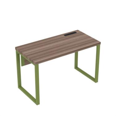 Imagem de Mesa Plataforma Unica 120x60 Pe40 Walnut-verde Miró