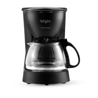 Imagem de Cafeteira Eletrica Coffee Break Preta Ate 15 Xicaras 127v Elgin