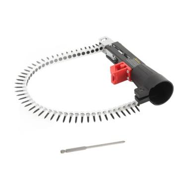 Imagem de Hyuduo Pistola de Pregos Elétrica Com Tacker Elétrico Sem Fio, Adaptador Automático de Pregos para Carpintaria para Bateria de íon de Lítio Integrada, Ferramenta Essencial para Diversas Aplicações,