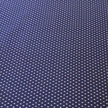 Imagem de Tecido tricoline poa bolinha 1,40 m largura azul marinho