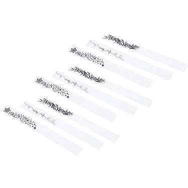 Imagem de Cryfokt Pasta de Gravação de Plástico de Flores Placa Criativa Feita à Mão para Artesanato Em Papel DIY para Acessórios de Fabricação de Cartões, 9 Unidades para Convites, Envelopes