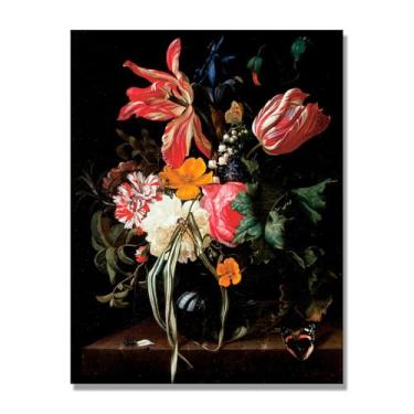 Imagem de NHLDZYH Arte de parede em tela colorida para especiarias e colher de tempero | Decoração de cozinha vintage | Arte moderna para casa e sala de jantar. B94. Apenas tela 30x40cm-11,8x15,7 pol