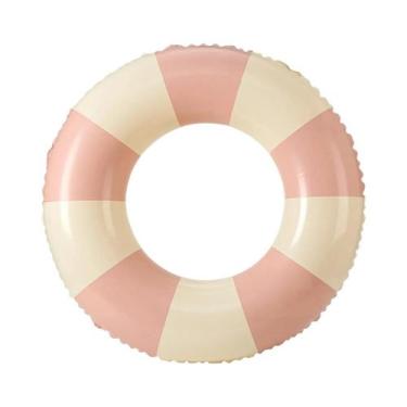 Imagem de Boia Inflável Vintage Listrada Para Crianças E Adultos, Brinquedo Para