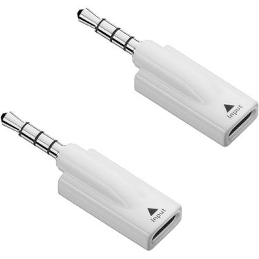 Imagem de basecolors Adaptador de conector de fone de ouvido, adaptador de cabo de áudio tipo C fêmea para macho de 3,5 mm, dongle compatível com leitores de MP3, leitores de CD, laptops, tablets, smartphones