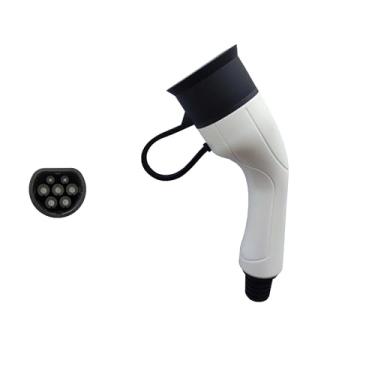 Imagem de ev Adaptador de carregamento EV adaptador de plugue tipo 2 EVSE carregador fêmea IEC 62196 conversor 16A 32A para estação de carregamento de veículos elétricos (32A 22KW 3 fases)