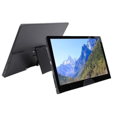 Imagem de Yunseity 4Monitor Portátil Sem Fio, Tela Sensível Ao Toque FHD de 2,5 K de 11,6 Polegadas, 120 Hz, Com Suporte Integrado Em 2 Alto-falantes, Modo de Cuidados Com Os Olhos, para Laptop
