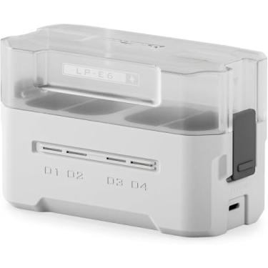 Imagem de Tilta Estação de carregamento portátil LP-E6 | carrega 4 baterias com USB-C PD 45W carregamento rápido | Seguro para EOS R5 Mark II, R6 Mark II, R7, R6, R5, R, 5D Mark IV, 6D, 7D Mark II, 90D, 80D