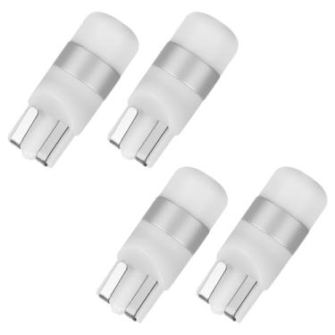 Imagem de Bestview Lâmpada LED de halogênio T10 194 W5W de 4 peças, lâmpadas de halogêneo 5W/12V T10 para luz de placa de matrícula/lâmpadas de leitura/luzes de porta de carro/lâmpadas amplas, acessórios macios