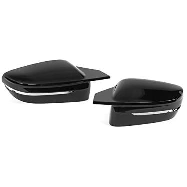 Imagem de aqxreight LHD para G80 M3 Estilo Gloss Preto Tampas de Espelho Substituição para 3 4 5 Séries G20 G22 G30 G11 G14 Fabricado Premium G11 ABS Leve 5 Capas de Espelho de Reposição Retrovisor G20 4