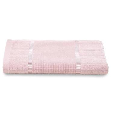 Imagem de Toalha Rosto Bella Dohler Bordar Barrado Etamine 50x80cm - Rosa Antigo