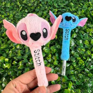 Imagem de Caneta Face Plush Peluciada Stitch E Angel PELUCIASTITCH - NAVI PRO, R