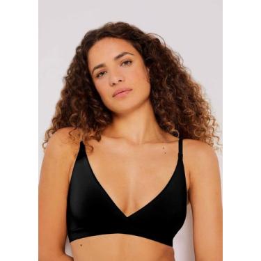 Imagem de Sutiã Triângulo Microfibra Com Bojo - Hering, XG, Preto