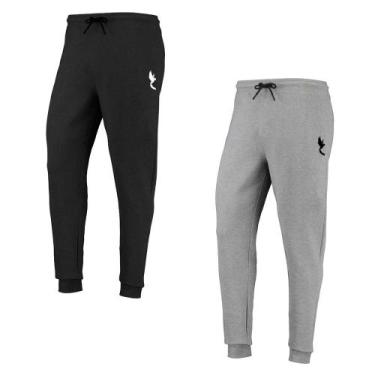 Imagem de Kit 2 Calça Moletom Masculina Bolsos Leve Dia a Dia Conforto - Polo Bl