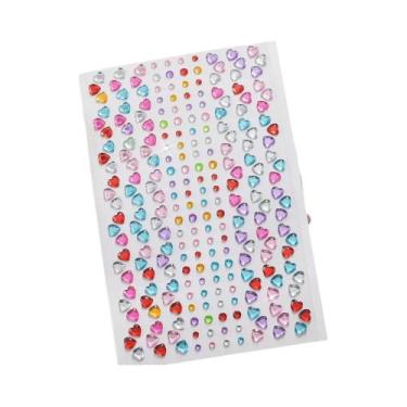 Imagem de Adesivo 3D De Flor Estrela Colorida Com Strass, Tatuagem Falsa Autoade