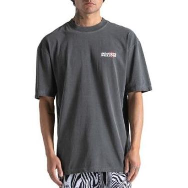 Imagem de Camiseta Comfort Fit Volcom Brain Storm Preta-Masculino