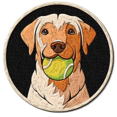 Imagem de Remendo Labrador Retriever para roupas de cão de caça de laboratório – Remendo bordado para jaqueta de mochila - Remendos de tecido para roupas lembranças e presentes para amantes de animais ID45095