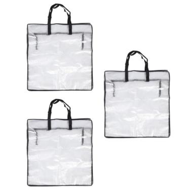 Imagem de Semme Sacos de Armazenamento de Guirlanda Transparente, Organizador Multifuncional de Plástico Premium para Decorações de Natal, Armazenamento Doméstico, 3 Pacotes