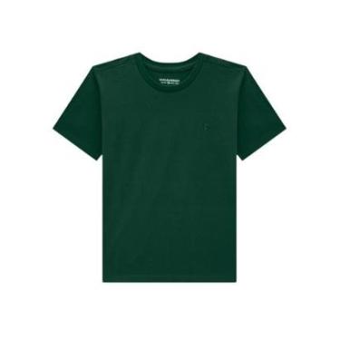 Imagem de Camiseta Infantil Menino Verde Onda Marinha-Feminino