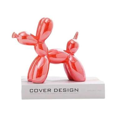 Imagem de Escultura De Balão De Cão Em Cerâmica Mini 11-21CM Estátua Abstrata Pa