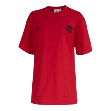 Imagem de Camiseta Feminina Flamengo Adidas OG ES TEEW - Vermelha-Feminino