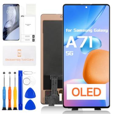 Imagem de Tela de substituição AMOLED para Samsung Galaxy A71 5G SM-A716 A716A A716U A7160 A716D Tela LCD digitalizador Touch Screen Assembly com ferramentas (não serve para A71 4G/A715