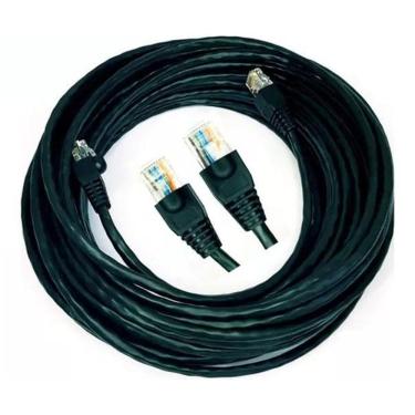 Imagem de Kit 3 Cabos Rede Ethernet C/Rj45 Cat5E 20Mts Top