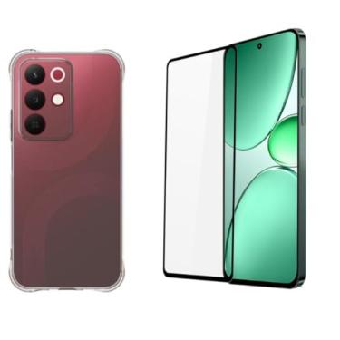 Imagem de Kit Capa Capinha Anti Impacto + Película De Vidro 3D 9D Para Realme C85 4G 5G RMX5566