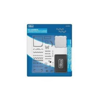 Imagem de Kit Carimbo Transparente para Planner - Tilibra