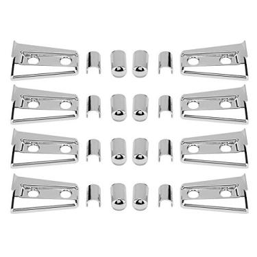 Imagem de KIMISS Guarnição da Tampa da Dobradiça Porta Prateada de 24 Unidades para JK 2007-2017 - Proteção Elegante para Aventuras Off-road