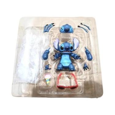 Imagem de Boneco De Ação Stitch Revoltech Kaiyodo, Kit De Modelo Articulado Para