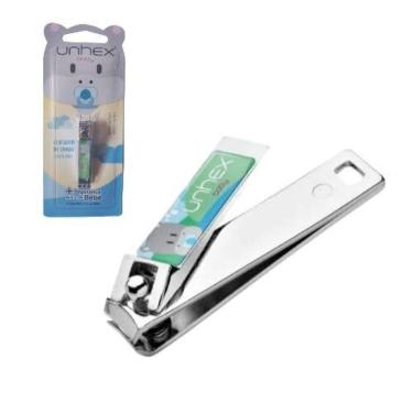 Imagem de Cortador De Unhas Infantil Bebê Unhex Baby Azul