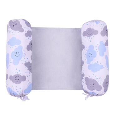 Imagem de Rolinho Protetor Para Bebê 42Cm Nuvem Azul