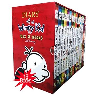 Imagem de JINGH Diary of a Wimpy Kid Livros 1-16 Conjunto Completo 8-12 Anos