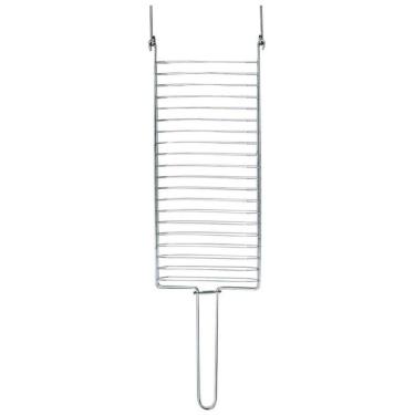 Imagem de Kit Preparo Churrasco 4Pcs Churrasqueira Grelha Espeto 55Cm