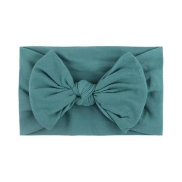 Imagem de Faixa De Cabelo Elástica De Tricô Para Meninas, Acessório Infantil De 