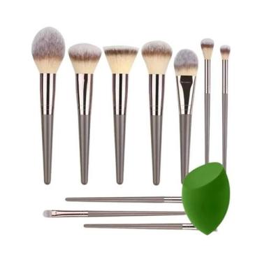 Imagem de Conjunto De Pincéis De Maquiagem Macios E Fofos 4-21 Peças Para Base, 