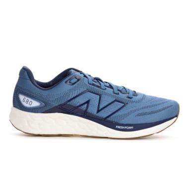 Imagem de Tenis New Balance Fresh Foam 680V8 Masculino, Azul/Marinho, 42