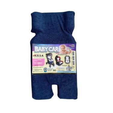 Imagem de Almofada Para Transporte - Carrinho e Cadeirinha - MarcByan, Azul